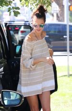ALESSANDRA AMBROSIO Out and About in Brentwood 10/09/2015