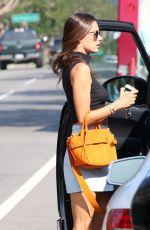 ALESSANDRA AMBROSIO Out and About in Brentwood 10/12/2015