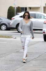 ALESSANDRA AMBROSIO Out and About in Brentwood 10/22/2015
