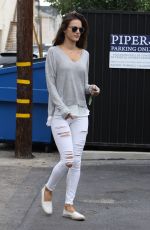 ALESSANDRA AMBROSIO Out and About in Brentwood 10/22/2015