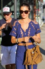 ALESSANDRA AMBROSIO Out and About in Los Angeles 10/09/2015