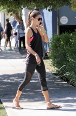 ALESSANDRA AMBROSIO Out and About in Los Angeles 10/26/2015