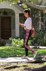 ALESSANDRA AMBROSIO Out and About in Santa Monica 10/06/2015