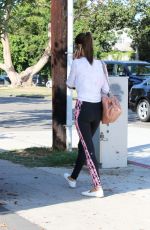 ALESSANDRA AMBROSIO Out and About in Santa Monica 10/06/2015