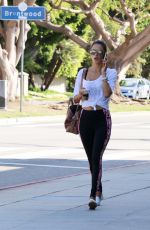 ALESSANDRA AMBROSIO Out and About in Santa Monica 10/06/2015