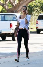 ALESSANDRA AMBROSIO Out and About in Santa Monica 10/06/2015
