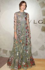 ALEXA CHUBG at Bvlgari & Rome: Eternal Inspiration Opening Night in New York 10/14/2015
