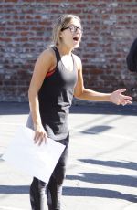 ALEXA VEGA at DWTS Studio in Hollywood 10/08/2015