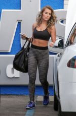 ALEXA VEGA in Tank Top at DWTS Studio in Hollywood 10/18/2015