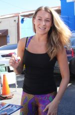 ALEXA VEGA in Tights at DWTS Studio in Hollywood 10/10/2015