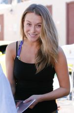 ALEXA VEGA in Tights at DWTS Studio in Hollywood 10/10/2015