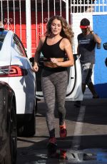 ALEXA VEGA in Tights at DWTS Studio in Hollywood 10/17/2015