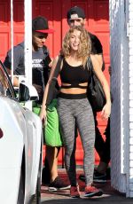 ALEXA VEGA in Tights at DWTS Studio in Hollywood 10/17/2015