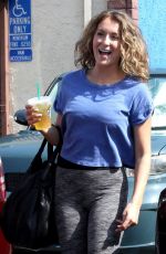 ALEXA VEGA in Tights at DWTS Studio in Hollywood 10/17/2015