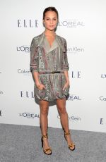 ALICIA VIKANDER at 2015 Elle Women in Hollywood Awards in Los Angeles 10/19/2015