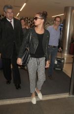 ALICIA VIKANDER at los Angeles International Airport 10/18/2015