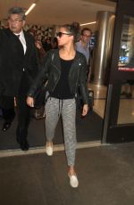 ALICIA VIKANDER at los Angeles International Airport 10/18/2015
