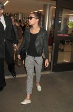ALICIA VIKANDER at los Angeles International Airport 10/18/2015
