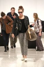 ALICIA VIKANDER at los Angeles International Airport 10/18/2015