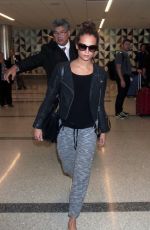 ALICIA VIKANDER at los Angeles International Airport 10/18/2015