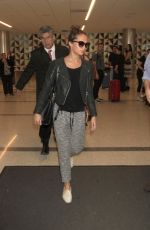 ALICIA VIKANDER at los Angeles International Airport 10/18/2015