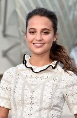 ALICIA VIKANDER at Louis Vuitton Fashion Show at Paris Fashion Week 10/07/2015