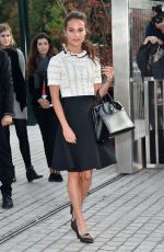 ALICIA VIKANDER at Louis Vuitton Fashion Show at Paris Fashion Week 10/07/2015