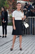 ALICIA VIKANDER at Louis Vuitton Fashion Show at Paris Fashion Week 10/07/2015