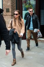 ALICIA VIKANDER Leaves Her Hotel in New York 10/05/2015