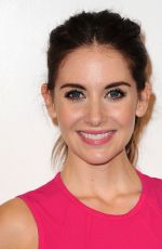 ALISON BRIE at Distinguished Women in the Arts Luncheon in Beverly Hills 10/28/2015