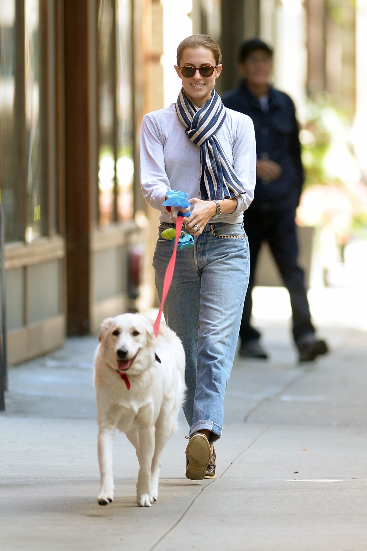 ALLISON WILLIAMS Walks Her Dog Out in New York 10/05/2015 – HawtCelebs