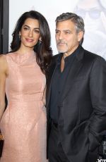 AMAL CLOONEY at Our Brand Is Crisis Premiere in Hollywood 10/26/2015