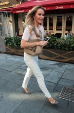 AMANDA HOLDEN Arrives at Global House in London 09/30/2015
