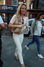 AMANDA HOLDEN Arrives at Global House in London 09/30/2015