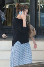 AMANDA PEET Out and About in Los Angeles 10/07/2015
