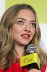 AMANDA SEYFRIED at Fathers and Daughters Promotional Event in Tokyo 10/11/2015