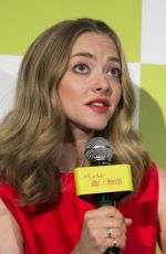 AMANDA SEYFRIED at Fathers and Daughters Promotional Event in Tokyo 10/11/2015
