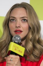 AMANDA SEYFRIED at Fathers and Daughters Promotional Event in Tokyo 10/11/2015