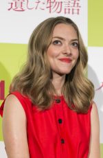 AMANDA SEYFRIED at Fathers and Daughters Promotional Event in Tokyo 10/11/2015