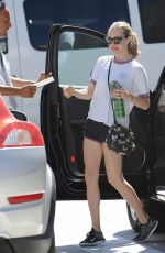 AMANDA SEYFRIED Leaves Lancer Dermatology in Beverly Hills 09/30/2015