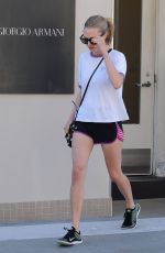 AMANDA SEYFRIED Leaves Lancer Dermatology in Beverly Hills 09/30/2015