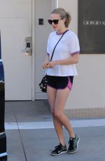 AMANDA SEYFRIED Leaves Lancer Dermatology in Beverly Hills 09/30/2015