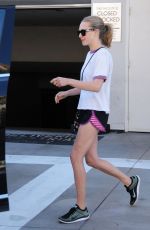 AMANDA SEYFRIED Leaves Lancer Dermatology in Beverly Hills 09/30/2015