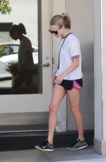 AMANDA SEYFRIED Leaves Lancer Dermatology in Beverly Hills 09/30/2015