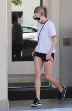 AMANDA SEYFRIED Leaves Lancer Dermatology in Beverly Hills 09/30/2015