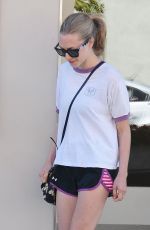 AMANDA SEYFRIED Leaves Lancer Dermatology in Beverly Hills 09/30/2015