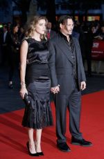 AMBER HEARD at Black Mass Virgin Atlantic Gala Screening at 2015 BFI London Film Festival 10/11/2015
