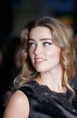 AMBER HEARD at Black Mass Virgin Atlantic Gala Screening at 2015 BFI London Film Festival 10/11/2015