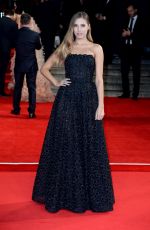 AMBER LE BON at Spectre Premiere in London 10/26/2015