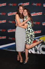 AMY ACKER at Person of Interest Panel at 2015 New York Comic-con 10/11/2015